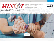 Tablet Screenshot of minothealthclinic.com